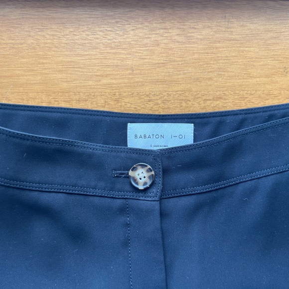 Babaton 1-01 wide leg black trousers size 6. - Picture 4 of 4